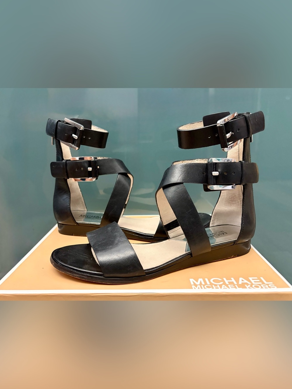 Michael Kors Josephine Black Sandals